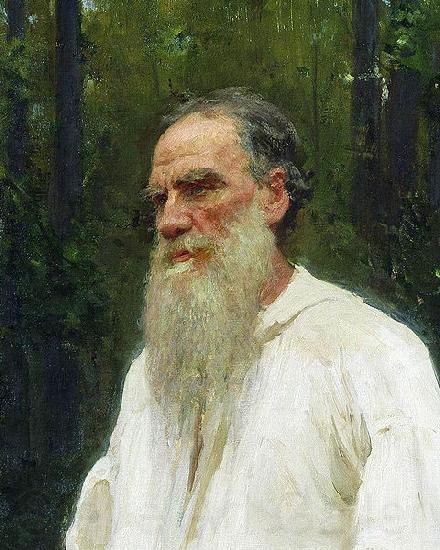 Ilya Repin Lev Nikolayevich Tolstoy shoeless.